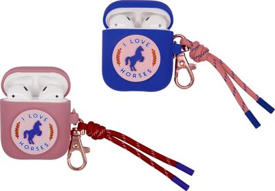 DIE SPIEGELBURG 18068 AirPods Hülle College I LOVE HORSES, sortiert
