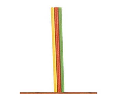 BRAWA 3174 H0 Flachbandlitze, 0,14 mm², für Märklin®, 5 m, gelb/rot/grün