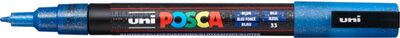 FABER-CASTELL 186588 Marker UNI POSCA PC-3M Glitter dunkelblau