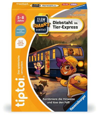 RAVENSBURGER 00226 tiptoi® Team SMART ermittelt – Diebstahl im Tier-Express
