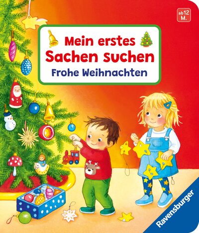RAVENSBURGER 41862 Babybücher und PappbilderbücherBücher Mein erstes Sachen suchen: Frohe Weihnachten