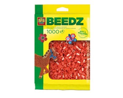 SES 00702 Bügelperlen 1000 Stück rot