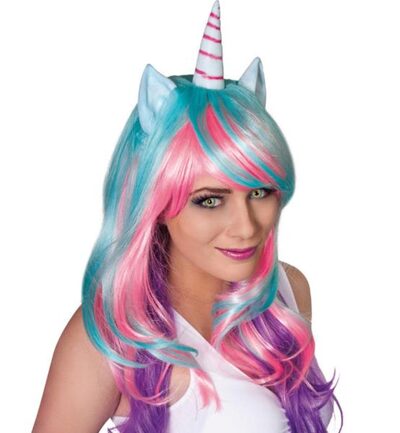 FRIES 35029 Perücke Einhorn