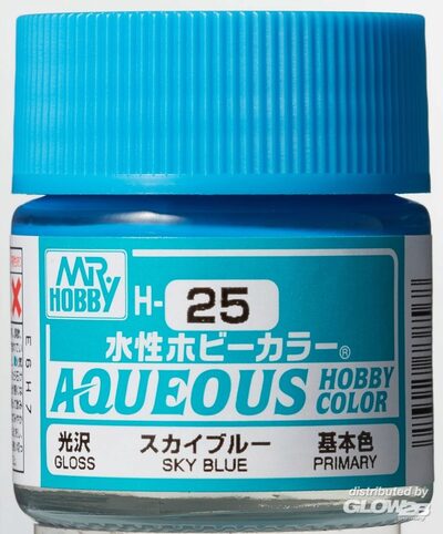 MR HOBBY - GUNZE H-025 Mr Hobby -Gunze Aqueous Hobby Colors (10 ml) Sky Blue [30