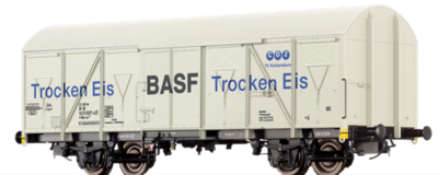 BRAWA 67812 N Gedeckter Güterwagen Gbs-uv 253 'BASF Trocken Eis', DB, Ep. IV