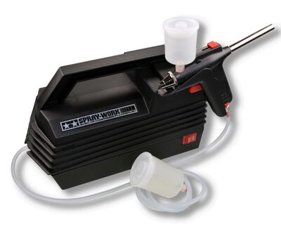 TAMIYA 300074520 SW Airbrush Basic mit Kompres