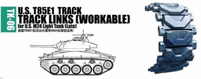 TRUMPETER 02036 1:35 Panzerketten US T85E1 Track for M24