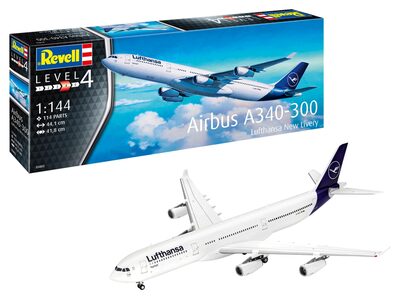REVELL 03803 1:144 A340-300 Lufthansa New Livery
