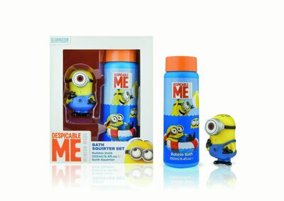 idee+spiel 819-29425 Beauty & Care AG Minions - Schaumbad 250 ml & Wasserspritzfigur