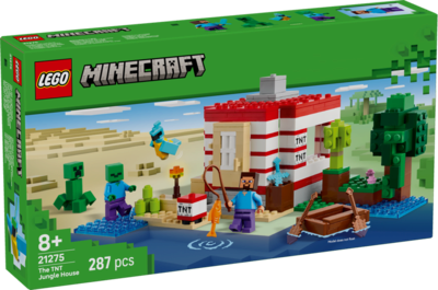 LEGO® Minecraft™ 21275 Das TNT-Dschungelhaus