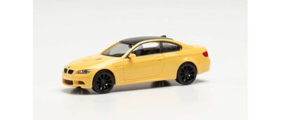 HERPA 023863-002 1:87 BMW M3 Coupe (E92), dakargelb, Felgen schwarz