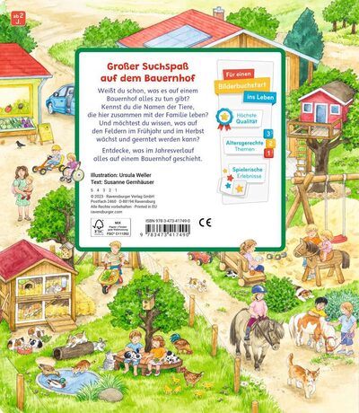 RAVENSBURGER 41749 Mein großes Sachen suchen: Unser Bauernhof