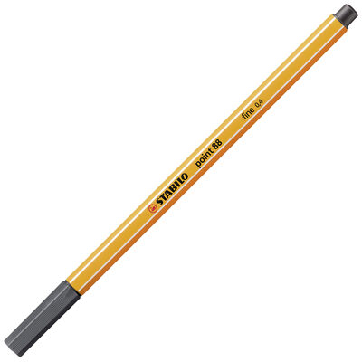 STABILO 88/97 Fineliner - STABILO point 88 - Einzelstift - schwarzgrau