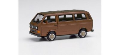 HERPA 430876-002 1:87 VW T3 Bus mit BBS-Felgen, broncebeige metallic