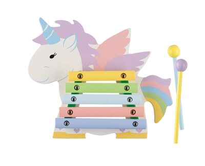 NICI 46018 Xylophon Einhorn