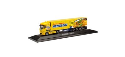 HERPA 122177 1:87 Mercedes-Benz Actros BigSpace ‘18 Kühlkoffer-Sattelzug 'Henglein Feinkost'