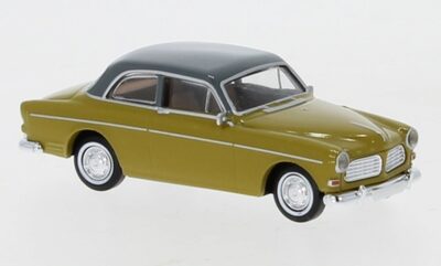 BREKINA 29215 1:87 / H0 Volvo Amazon 2trg dunkelgelb, grau, 1956,