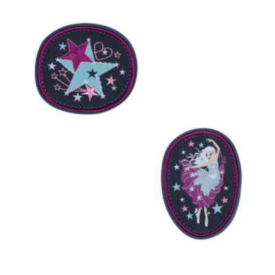 DERDIEDAS D841100120200 Dancing Star Wechselbuttons, 2tlg.