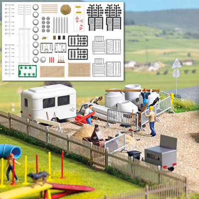 BUSCH 1044 H0 Straßensanierung