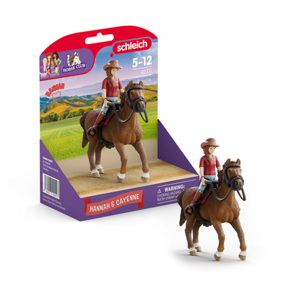 SCHLEICH 42711 Horse Club Hannah & Cayenne