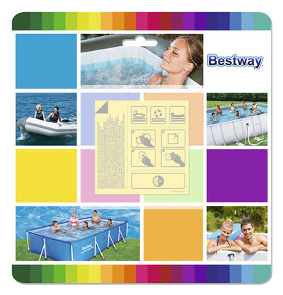 BESTWAY 62091 10 wasserfeste Reparaturflicken
