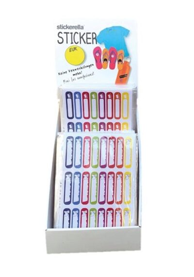 idee+spiel 200-05510 stickerella® Set Namenssticker, sortiert
