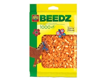 SES 00707 Bügelperlen 1000 Stück orange