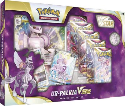 POKEMON 45416 PKM Pokémon VSTAR Premium Kollektion #2 Ur-Palkia-VSTAR oder Ur-Dialga-VSTAR, sortiert