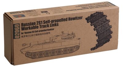 TRUMPETER 02060 1:35 Panzerketten für die russische Haubitze 2S1