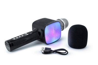 BIGBEN AU387087 PARTY - Kabelloses Mikrofon mit Lichteffekten