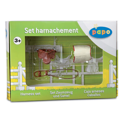 PAPO 50091 Set Zaumzeug und Sattel