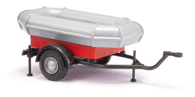 BUSCH 59969 1:87 Feuerwehranhänger mit Schlauchboot
