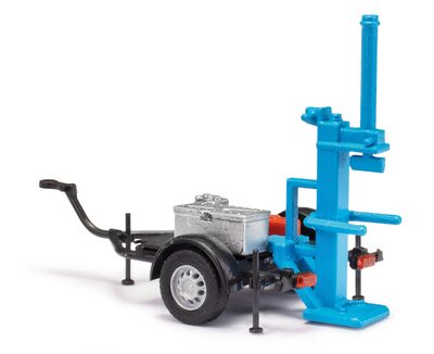 BUSCH 59968 1:87 Anhänger mit Holzspalter
