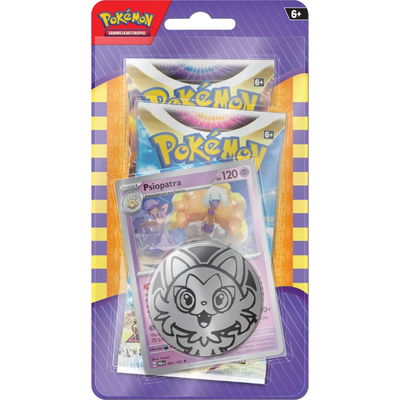 POKEMON 45895 PKM Pokémon Karmesin & Purpur - 2er-Pack Booster Deutsch