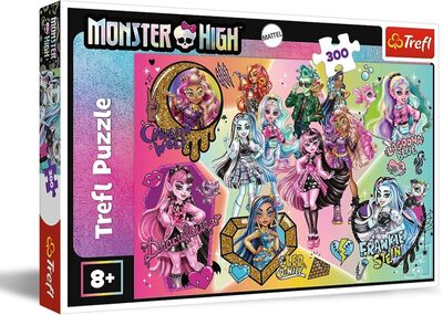 TREFL 23027 Kinderpuzzle 300 Teile Monster High, Zombies gewinnen
