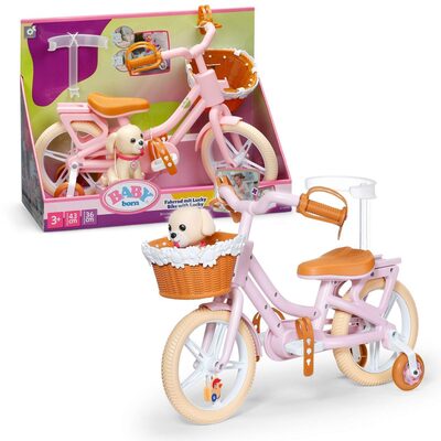ZAPF 840054 BABY born Fahrrad mit Lucky