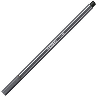 STABILO 68/97 Premium-Filzstift - STABILO Pen 68 - Einzelstift - schwarzgrau