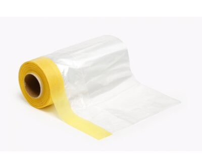 TAMIYA 300087203 TAMIYA Masking Tape 150 mm mit Abdeckfolie, Rolle mit 10 m