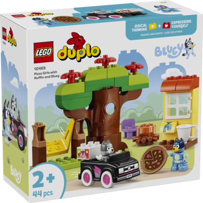 LEGO® DUPLO® Bluey™ 10469 Pizza-Schwestern mit Muffin und Bluey