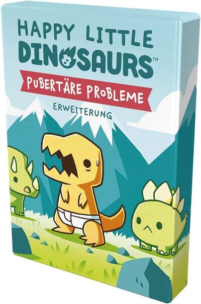 ASMODEE TTUD0011 Unstable Games Happy Little Dinosaurs - Pubertäre Probleme