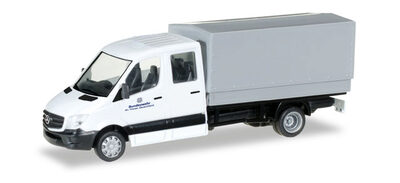 HERPA 700665 1:87 Mercedes-Benz Sprinter Doppelkabine mit Plane 'Bundeswehr'