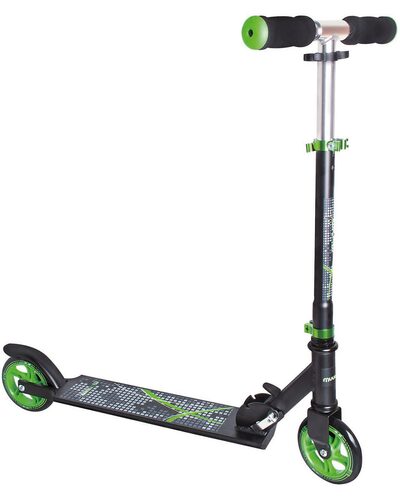 AUTHENTIC SPORTS & TOYS 346 muuwmi Aluminium Scooter 125 mm schwarz-grün