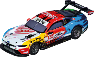 CARRERA 50051018 Carrera Hybrid KI Gaming Rennaction Fahrzeug 1:50 Ford Mustang GT3 'Champion Spirit, No.64'