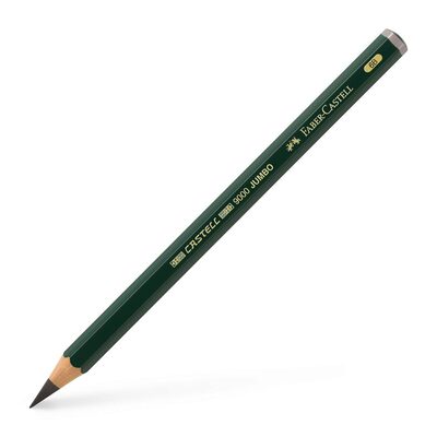 FABER-CASTELL 119306 Bleistift CASTELL 9000 Jumbo 6B