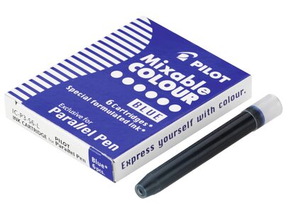 PILOT PEN 1108003 Parallel Pen Tintenpatronen blau 6er Set