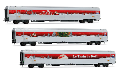 JOUEF HJ4200 H0 3-teiliges Coca-Cola-Weihnachtszugset „Train de Noel“ von 2010, SNCF, Ep. VI