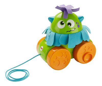 FISHER-PRICE FHG01 Wirbel-Monster, Baby-Spielzeug, Nachzieh-Spielzeug, Nachziehtier