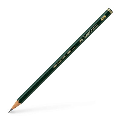 FABER-CASTELL 119016 Bleistift CASTELL 9000 6H