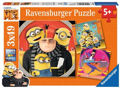 RAVENSBURGER 8016 Kinderpuzzle Abenteuer mit den Minions