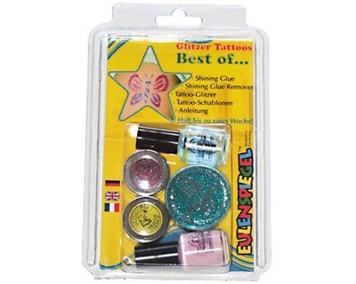 EULENSPIEGEL 730515 Glitzer Tattoo-Set Best of